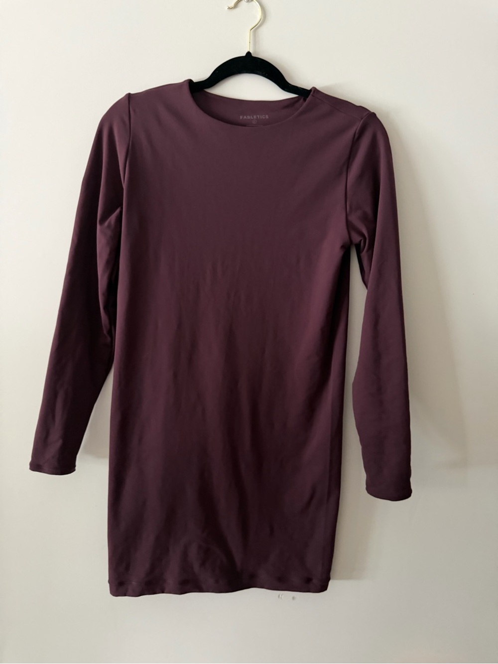 Fabletics Plum Scoop-Neck Active Top